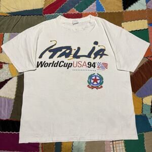 Vintage 1994 World Cup Italia United States Soccer Shirt XL